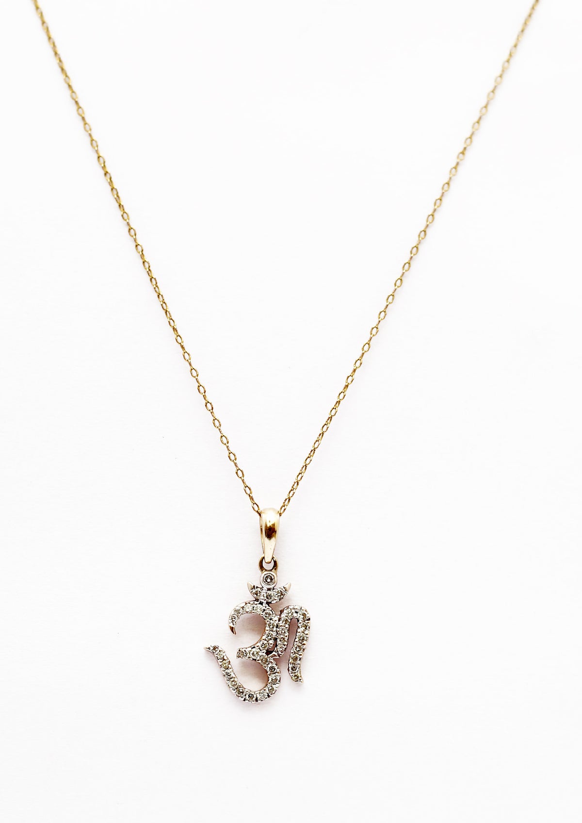 Clear Crystal Quartz Sri Yantra Necklace- The Sattva Collection